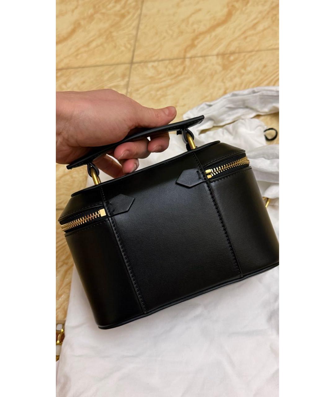 BALMAIN Черная кожаная сумка через плечо, фото 2