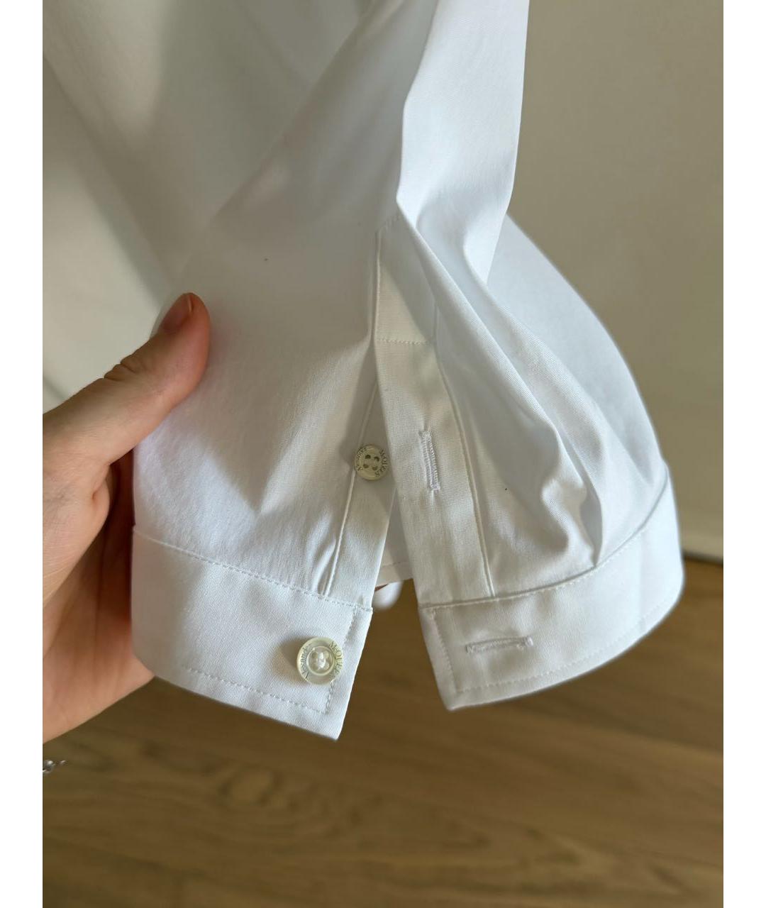 ALEXANDER MCQUEEN Белая хлопковая классическая рубашка, фото 4