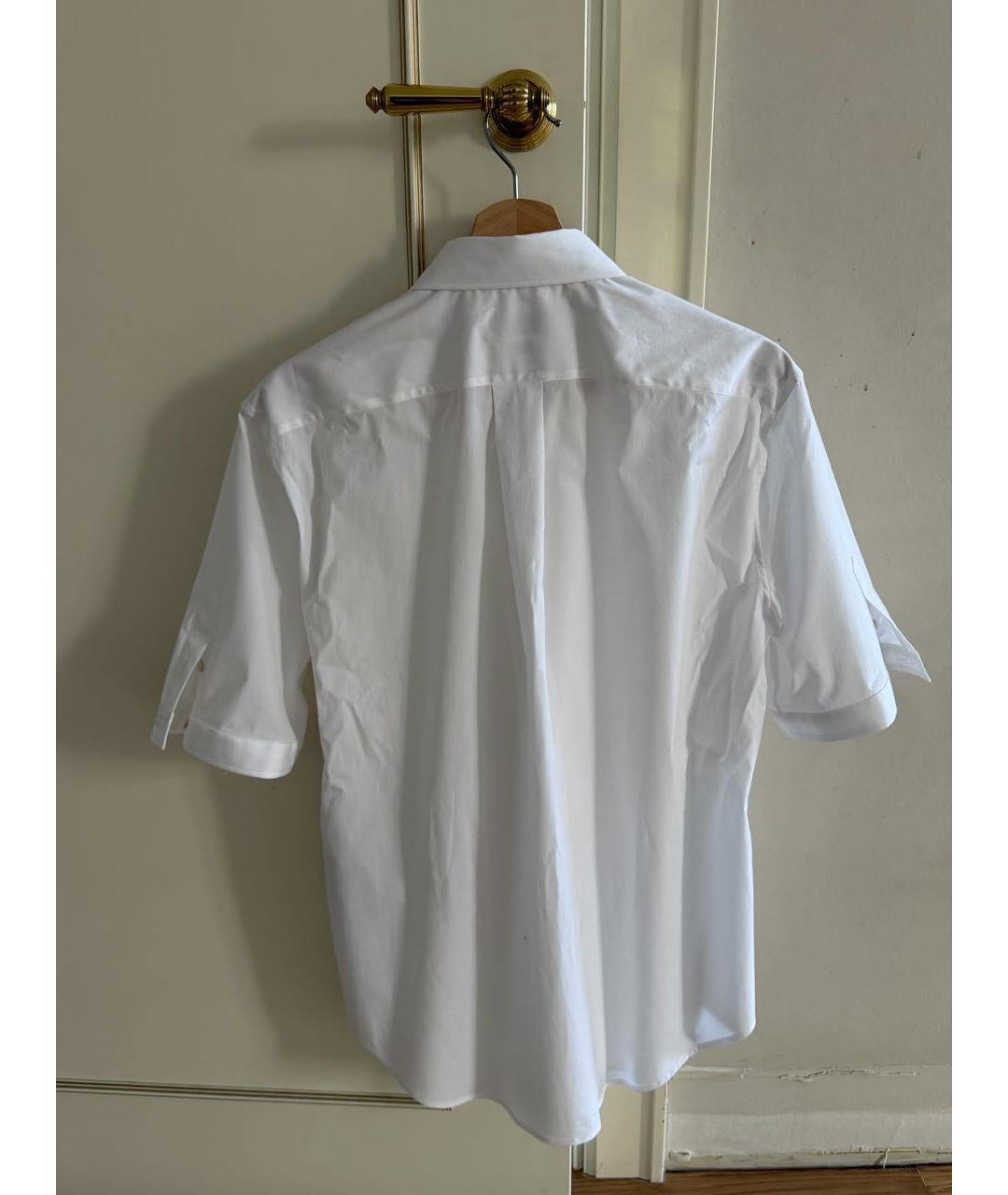 ALEXANDER MCQUEEN Белая хлопковая классическая рубашка, фото 2