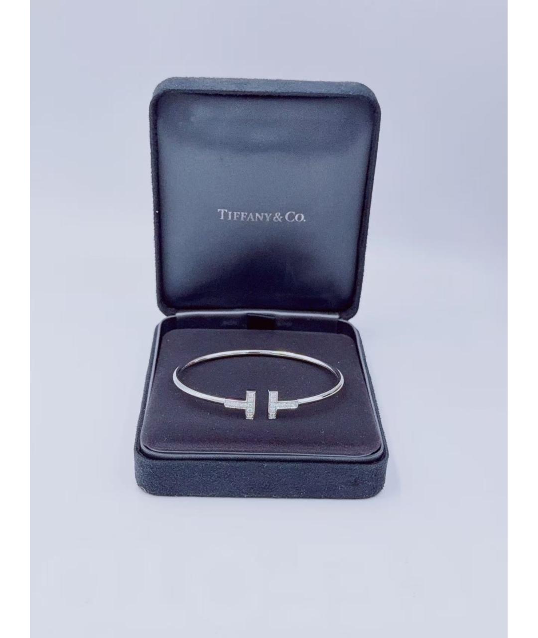TIFFANY&CO Серебрянный браслет из белого золота, фото 7