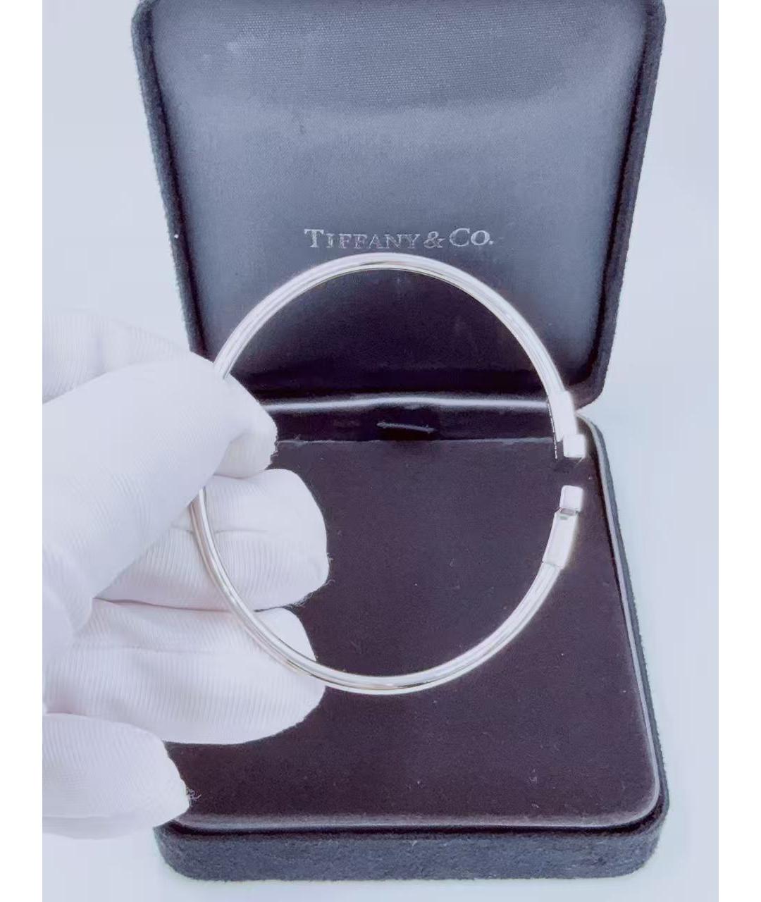TIFFANY&CO Серебрянный браслет из белого золота, фото 6
