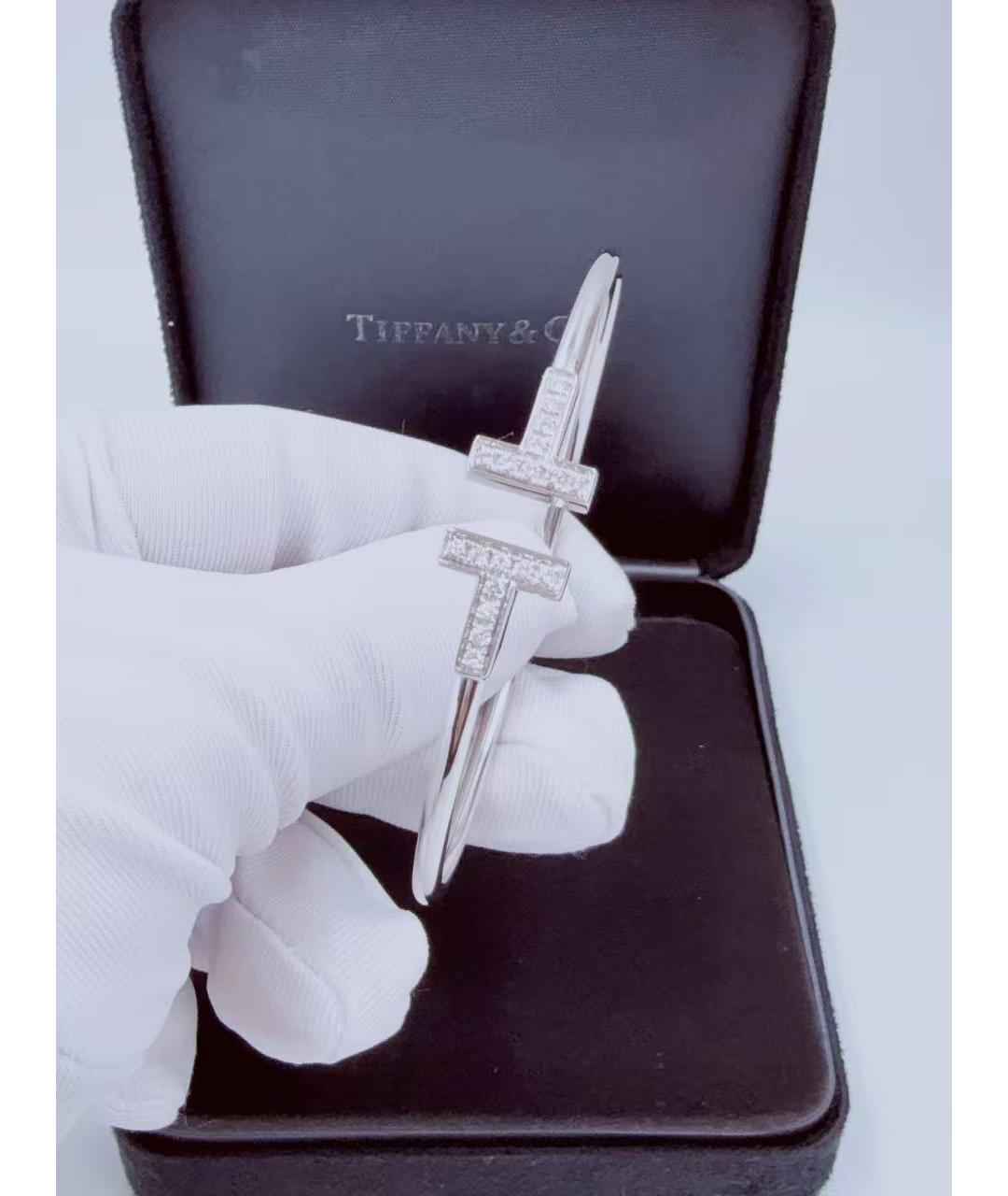 TIFFANY&CO Серебрянный браслет из белого золота, фото 4