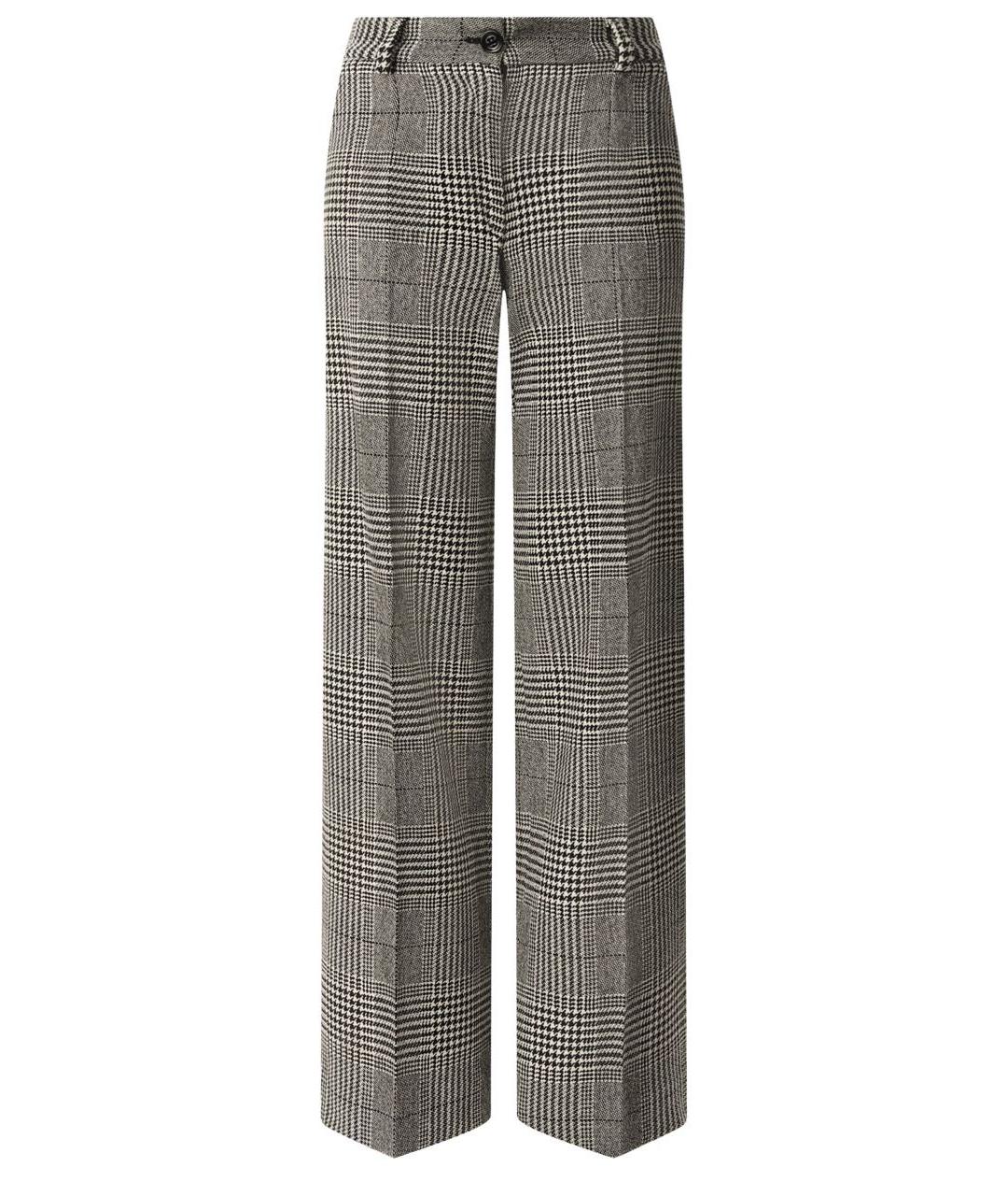 DOLCE&GABBANA Мульти шерстяные брюки широкие, фото 1