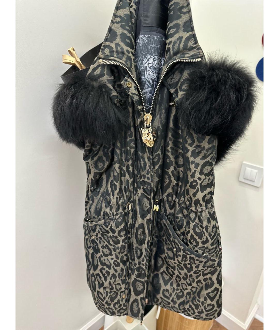 PHILIPP PLEIN Коричневая жилетка, фото 6