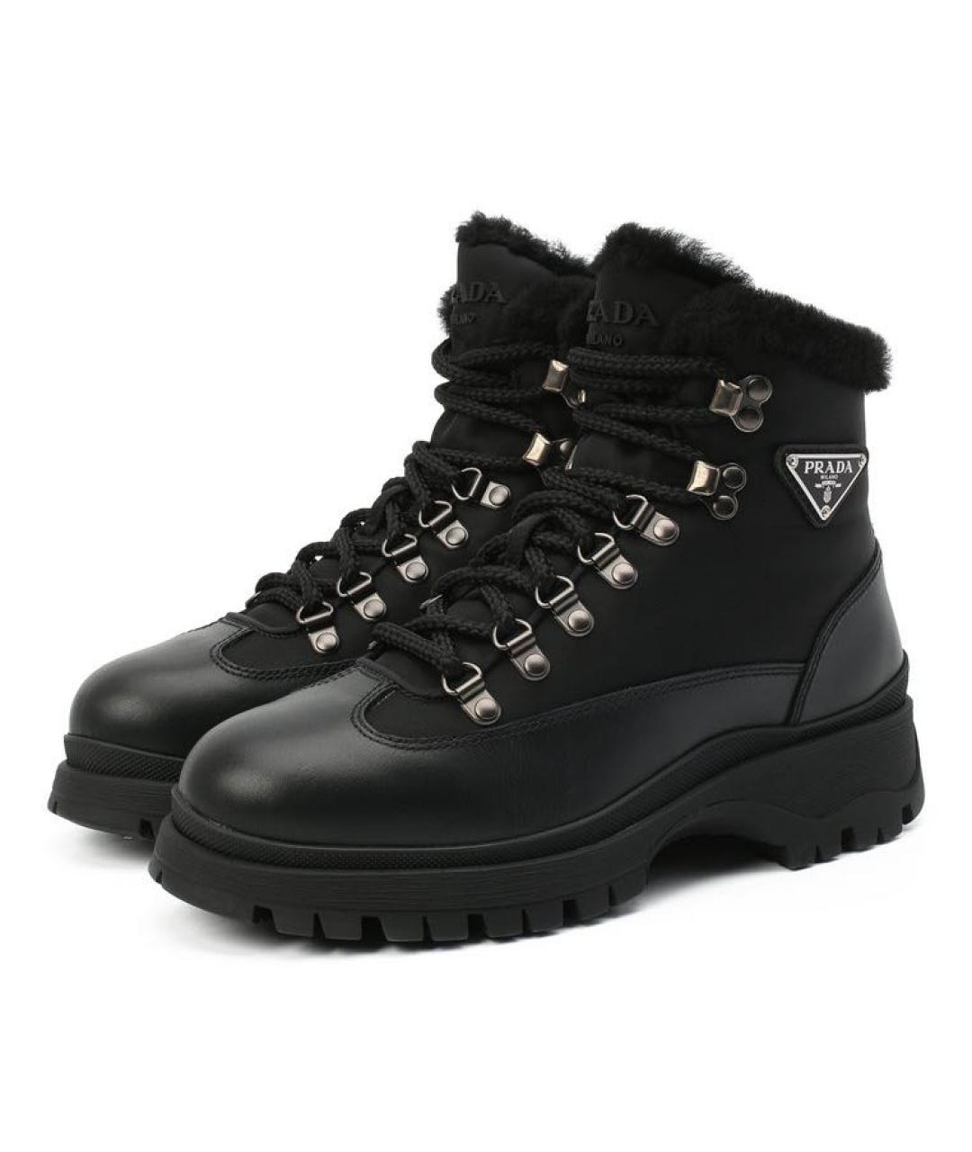 PRADA Черные ботинки, фото 2