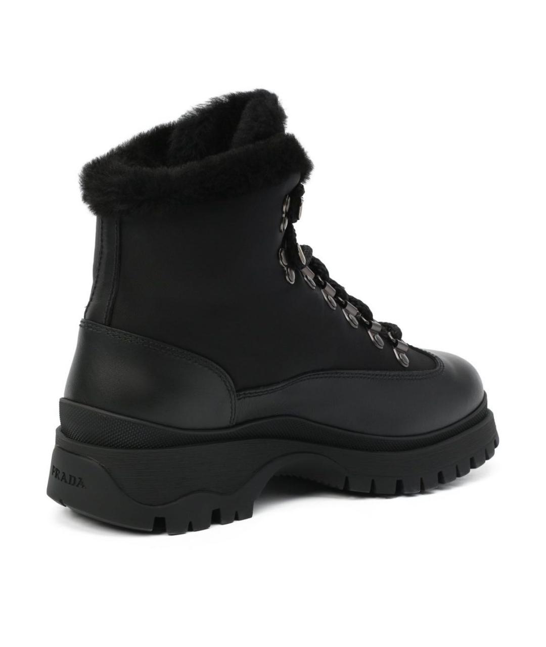 PRADA Черные ботинки, фото 3