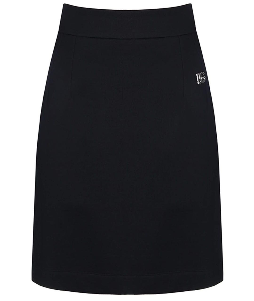 DOLCE&GABBANA Черная юбка мини, фото 1