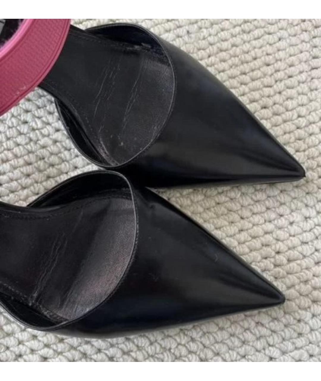 PRADA Черные кожаные туфли, фото 8
