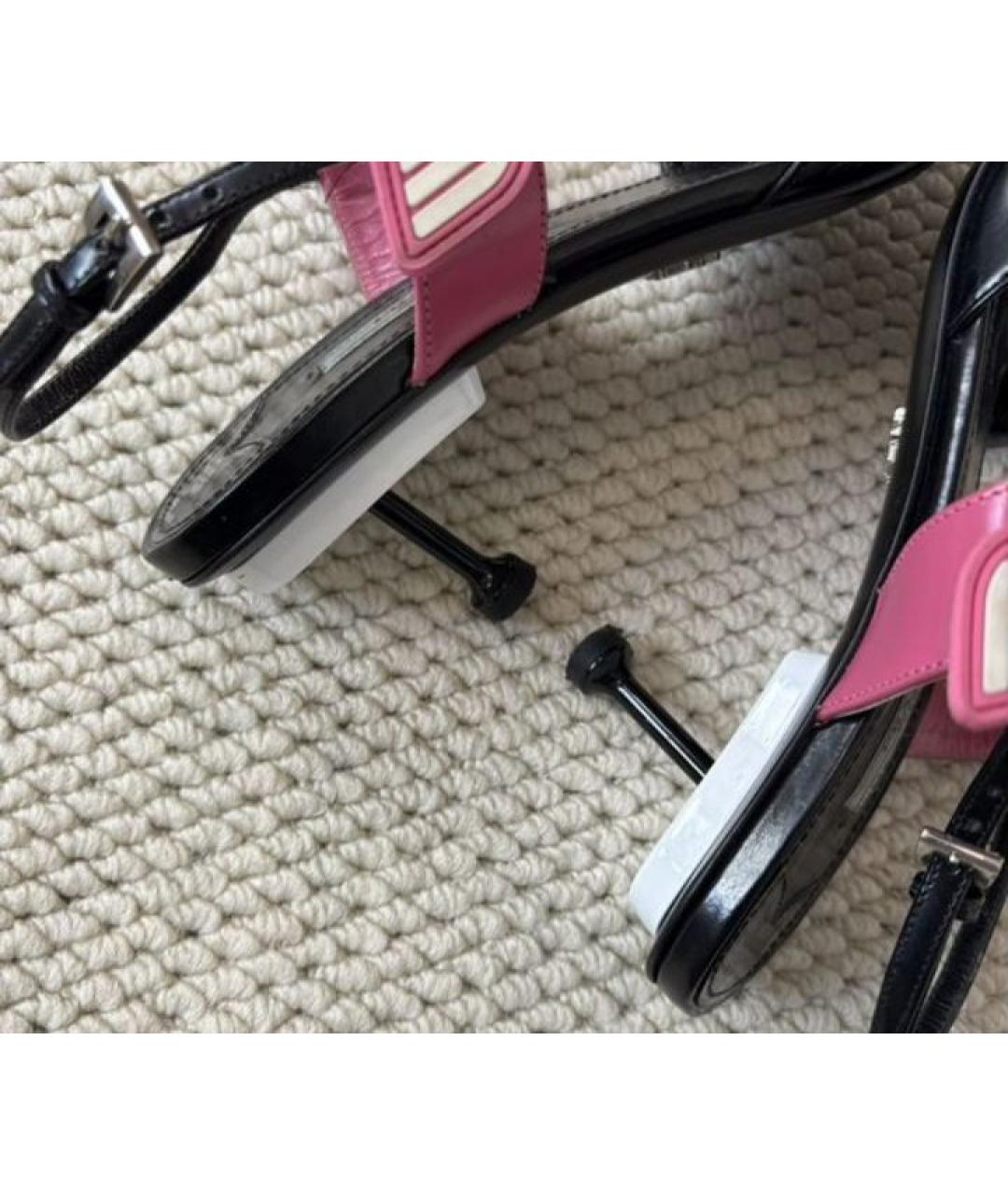 PRADA Черные кожаные туфли, фото 9