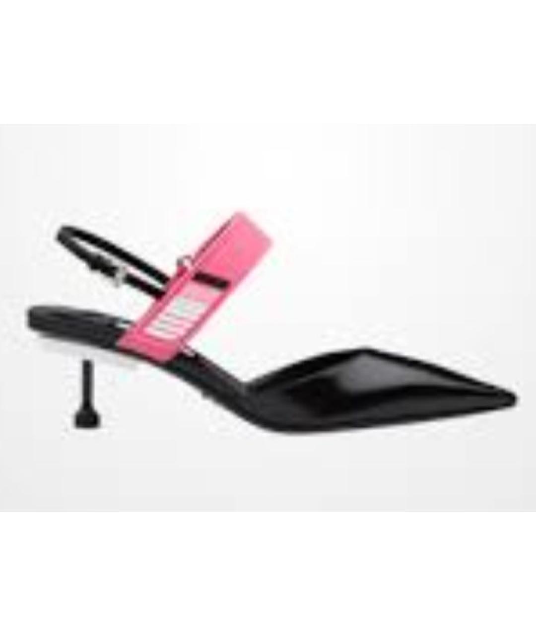 PRADA Черные кожаные туфли, фото 2