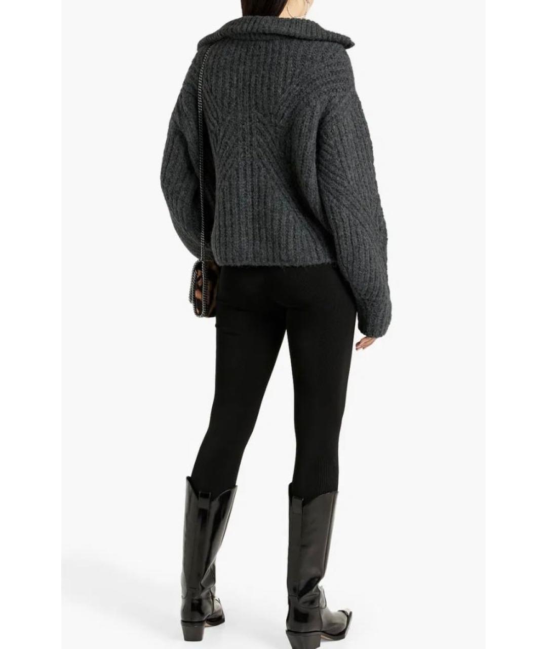 IRO Антрацитовый шерстяной джемпер / свитер, фото 7