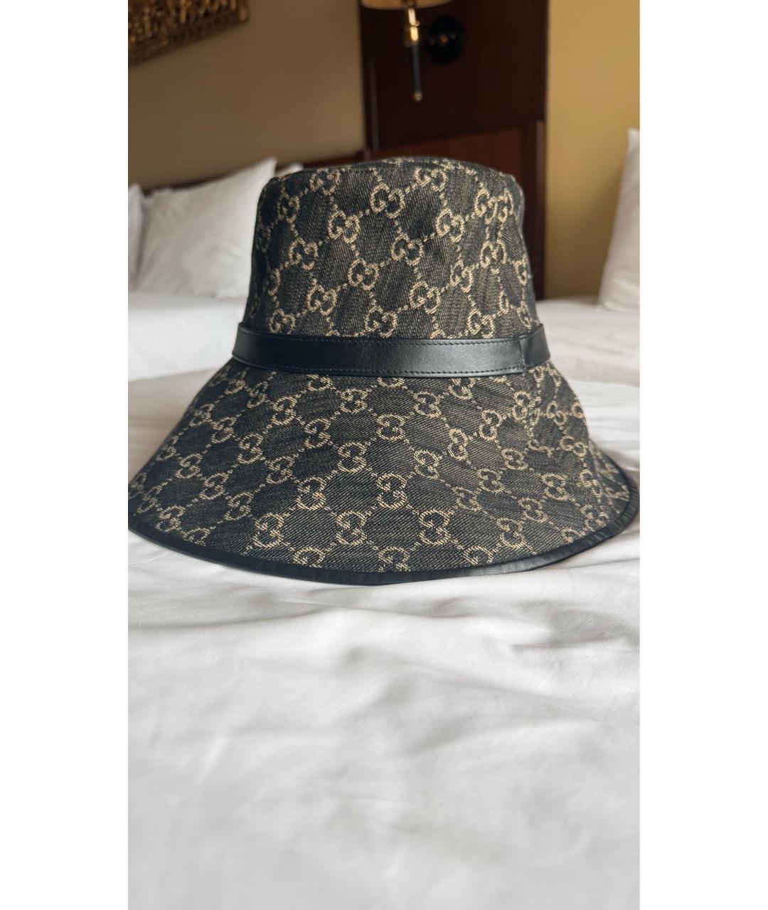 GUCCI Черная панама, фото 2