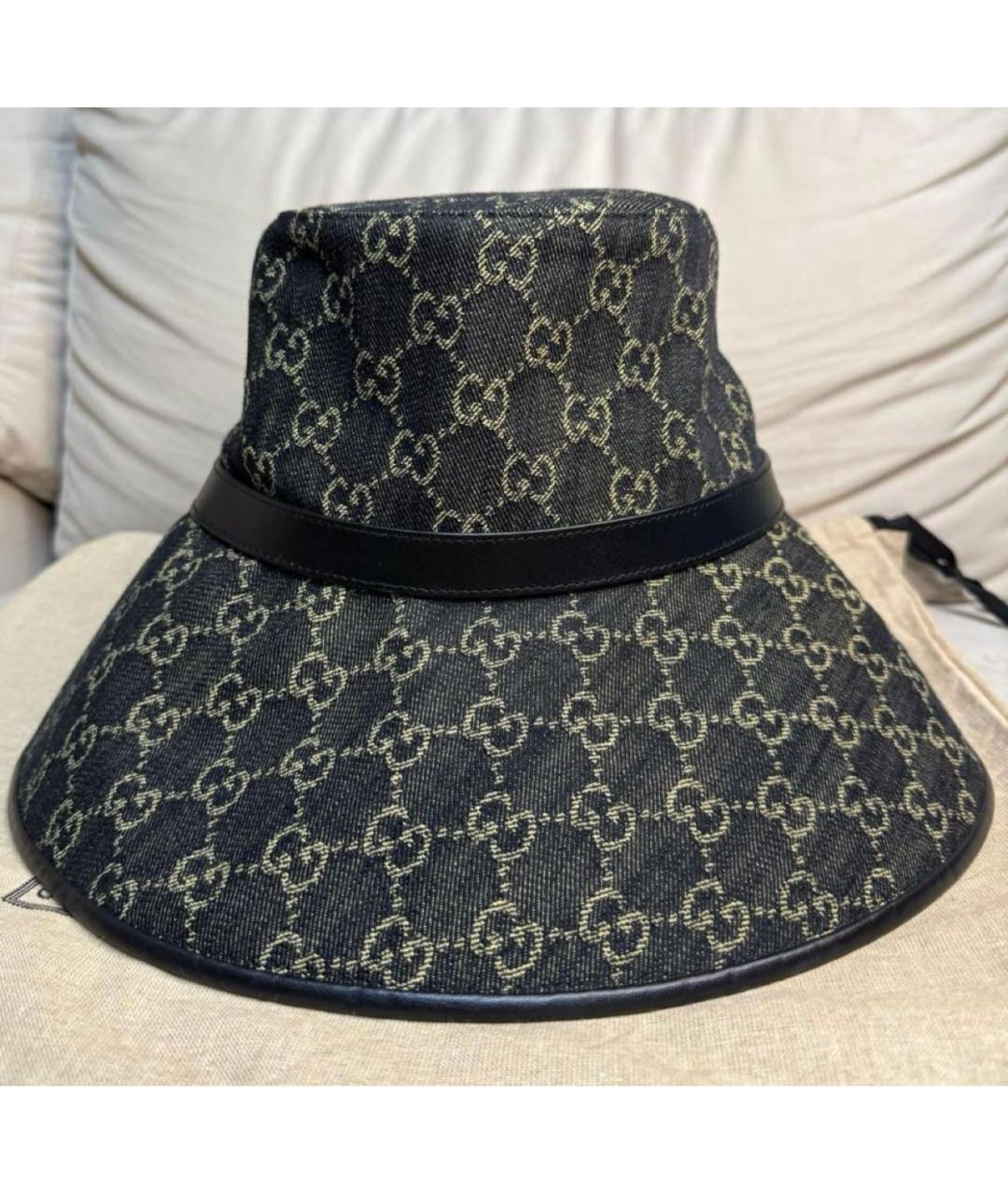 GUCCI Черная панама, фото 8