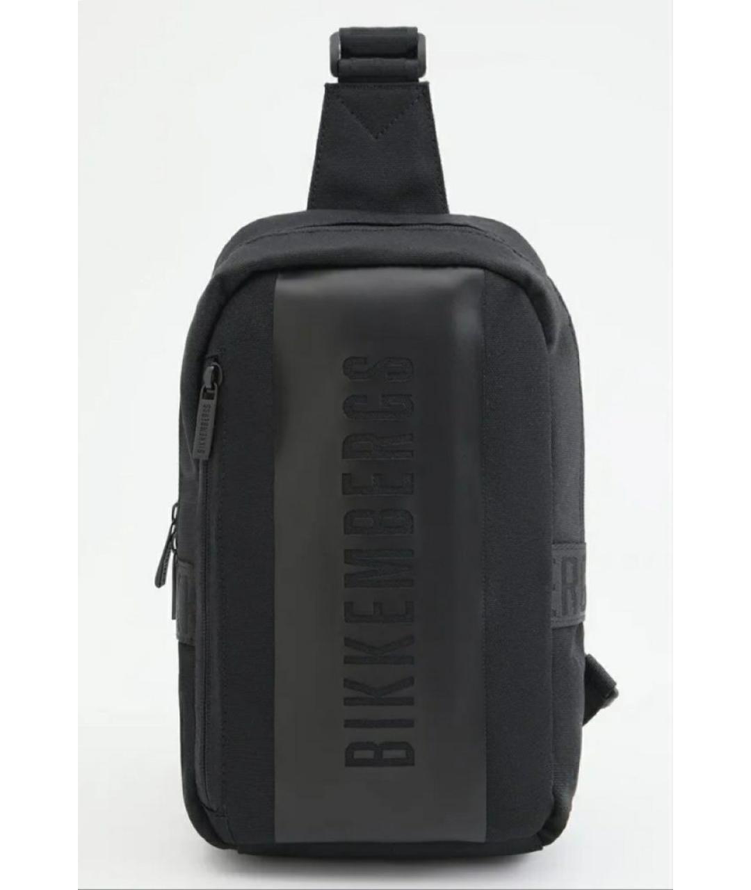 BIKKEMBERGS Черная сумка на плечо, фото 4