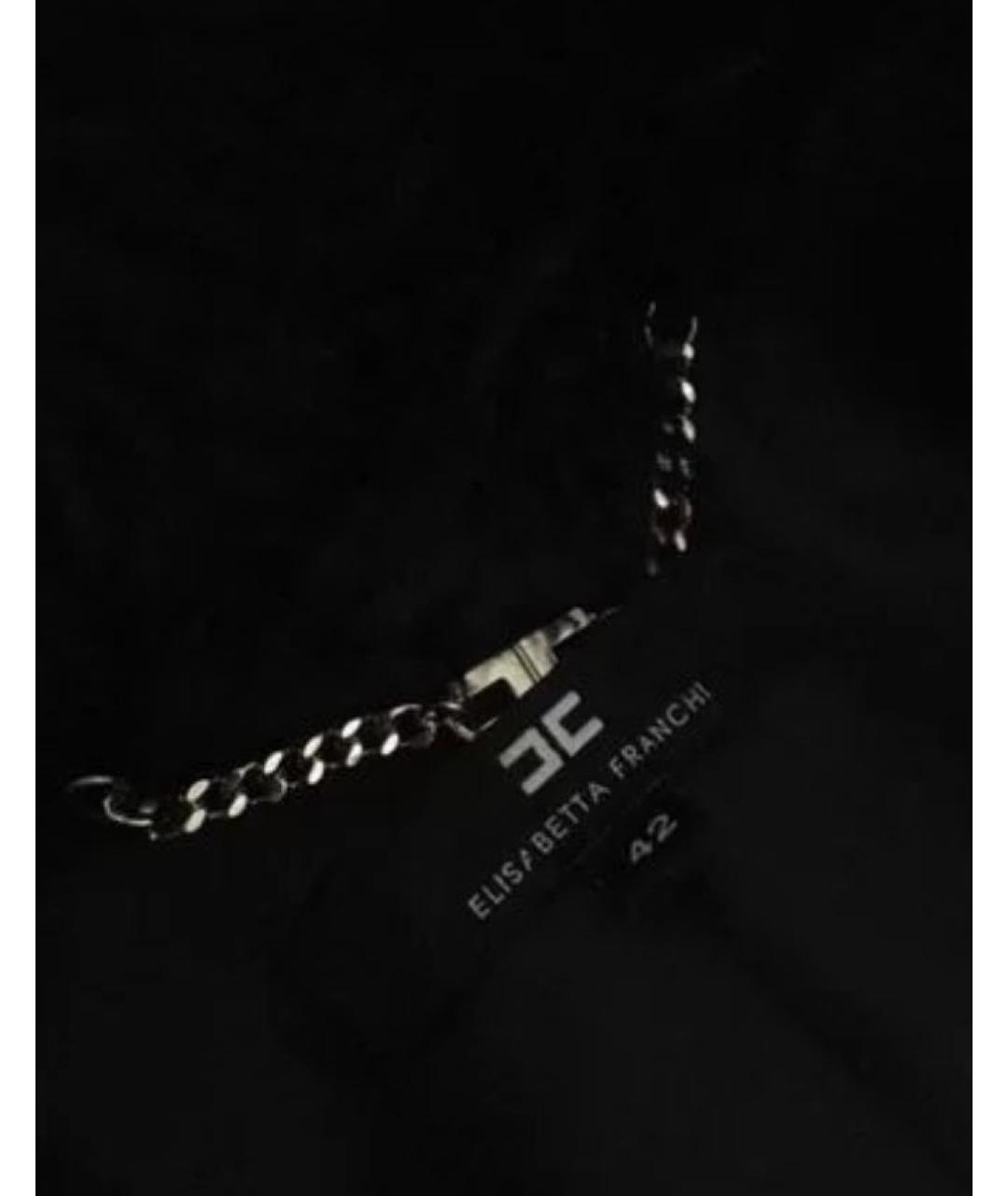 ELISABETTA FRANCHI Черный жилет, фото 7