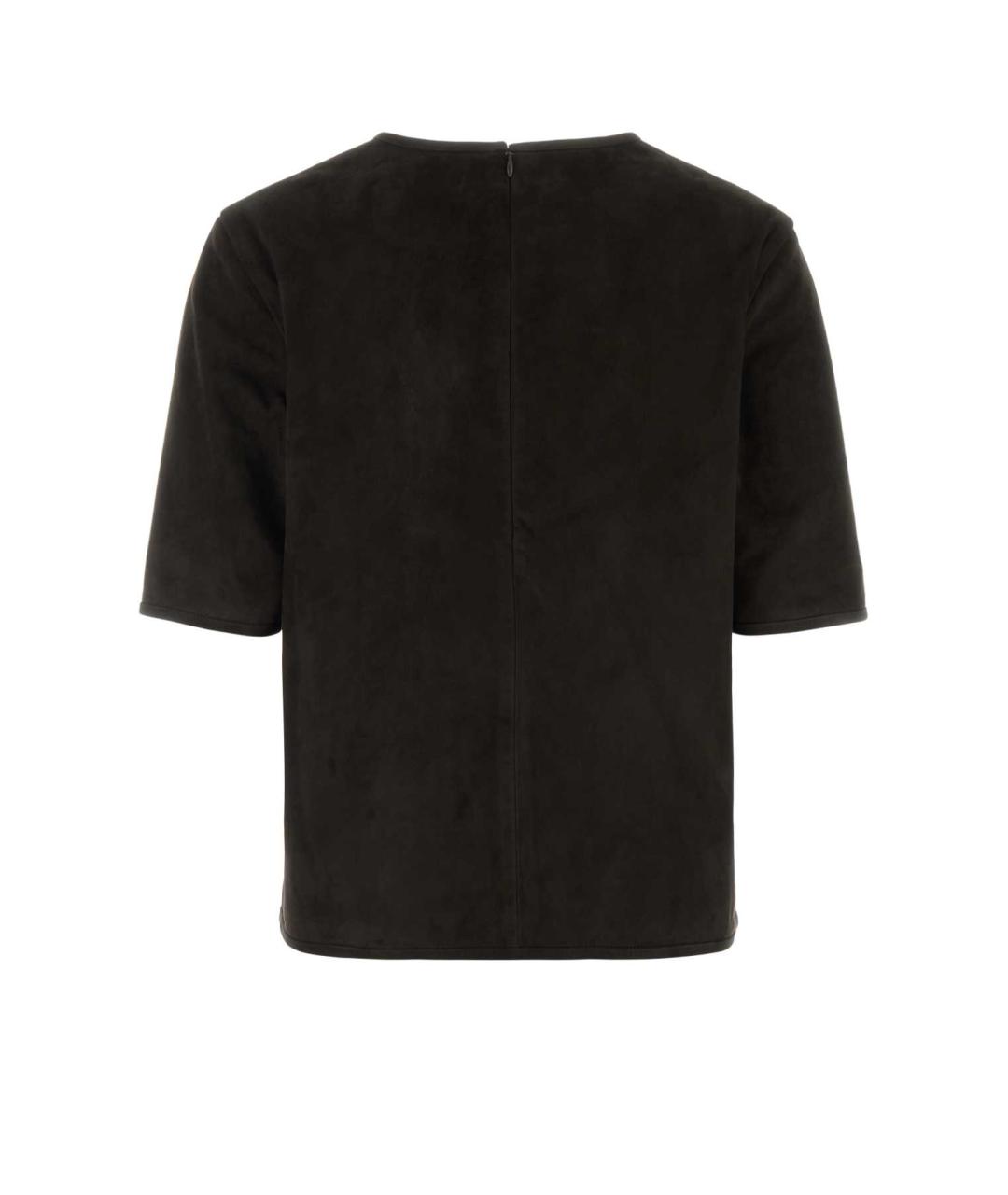 LOULOU STUDIO Коричневая замшевая блузы, фото 2