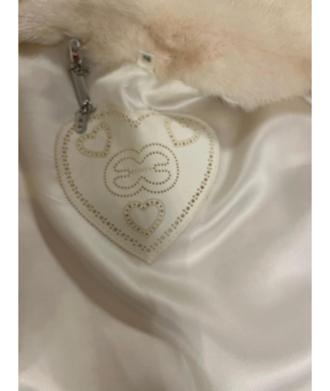 ESCADA Белая шерстяная шуба, фото 4