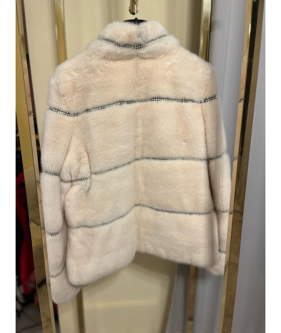 ESCADA Белая шерстяная шуба, фото 2