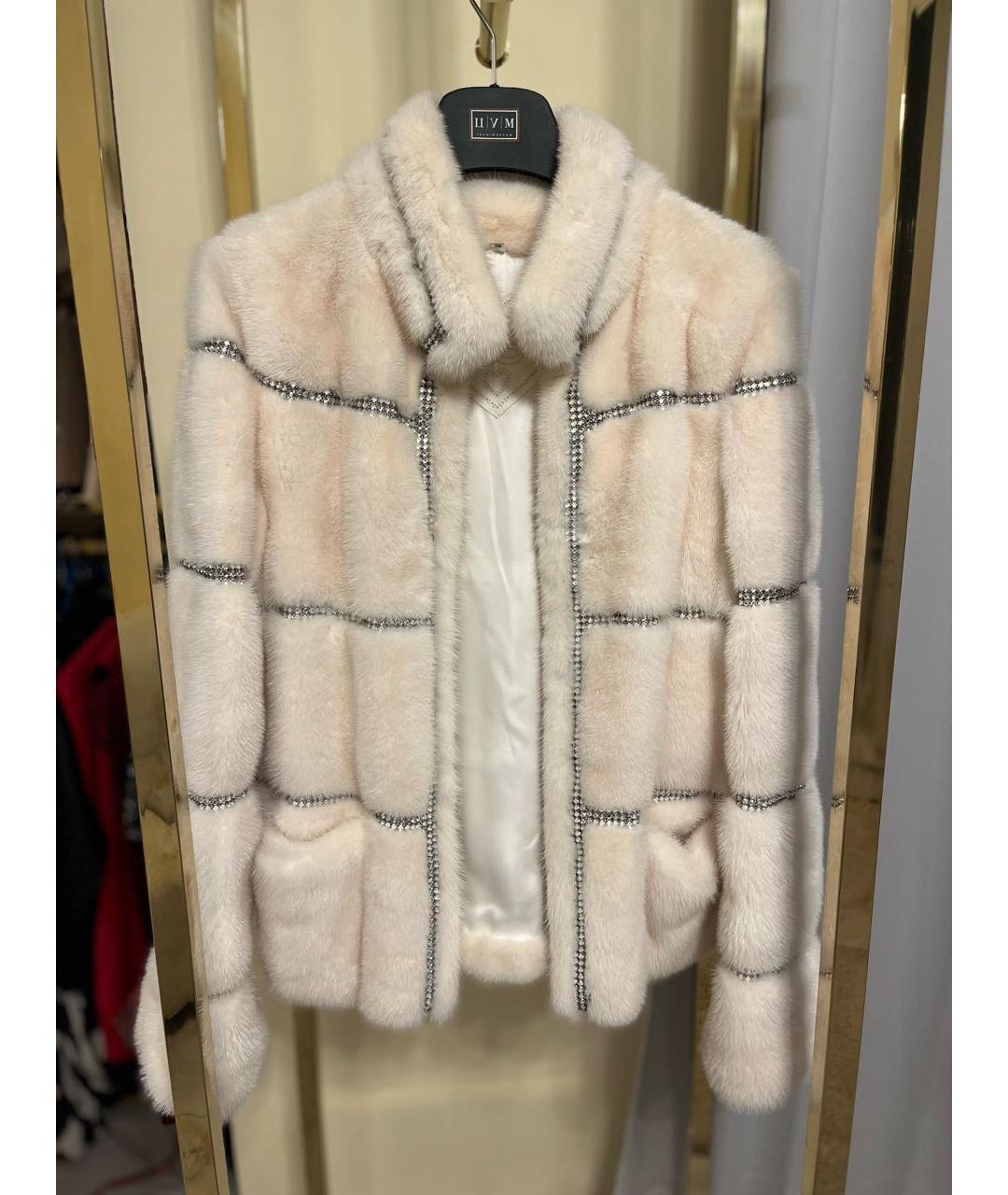 ESCADA Белая шерстяная шуба, фото 8