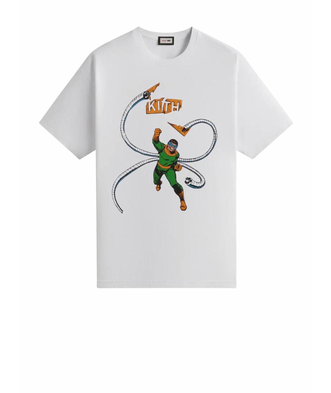 KITH Белая хлопковая футболка, фото 1