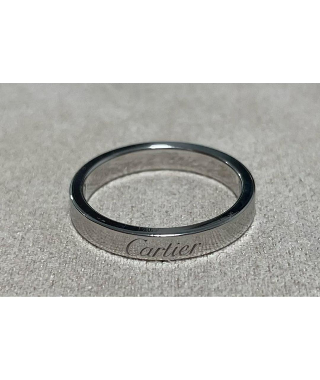 CARTIER Серебряное платиновое кольцо, фото 2
