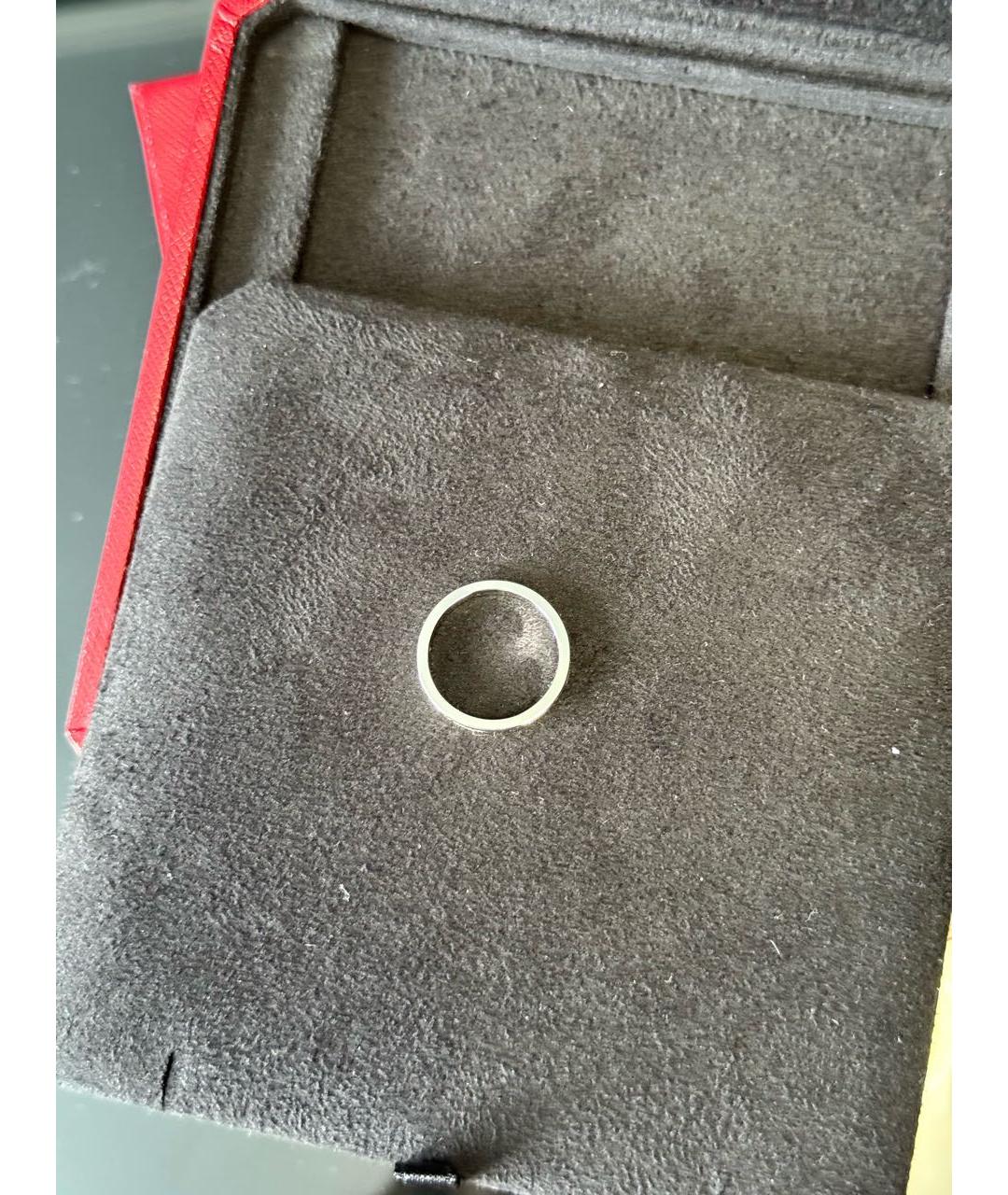 CARTIER Серебряное платиновое кольцо, фото 3