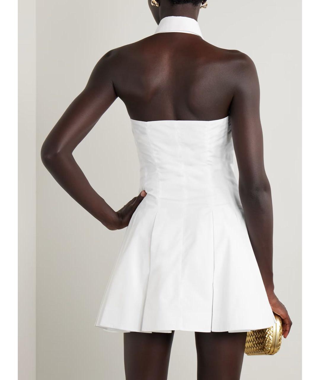 BALMAIN Белое хлопковое повседневное платье, фото 2