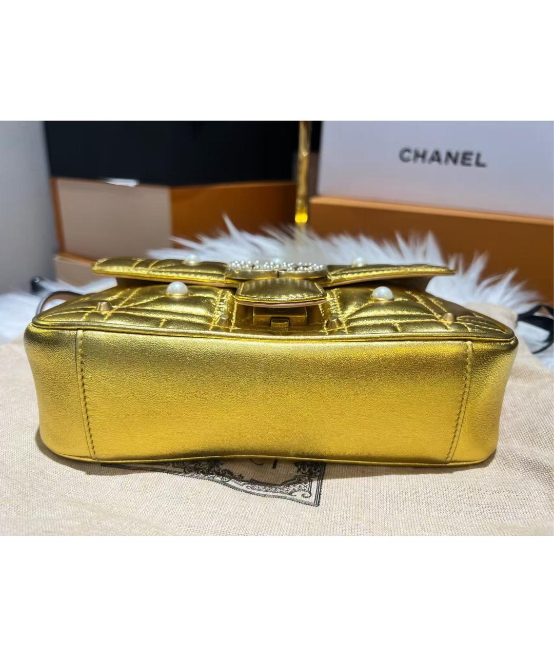 GUCCI Золотая сумка через плечо, фото 6