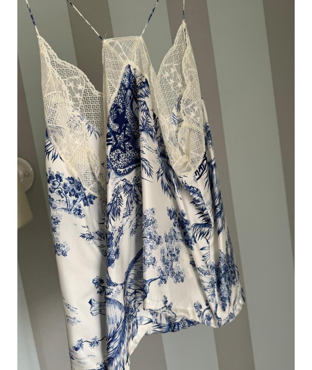 ZADIG & VOLTAIRE Белая шелковая блузы, фото 2