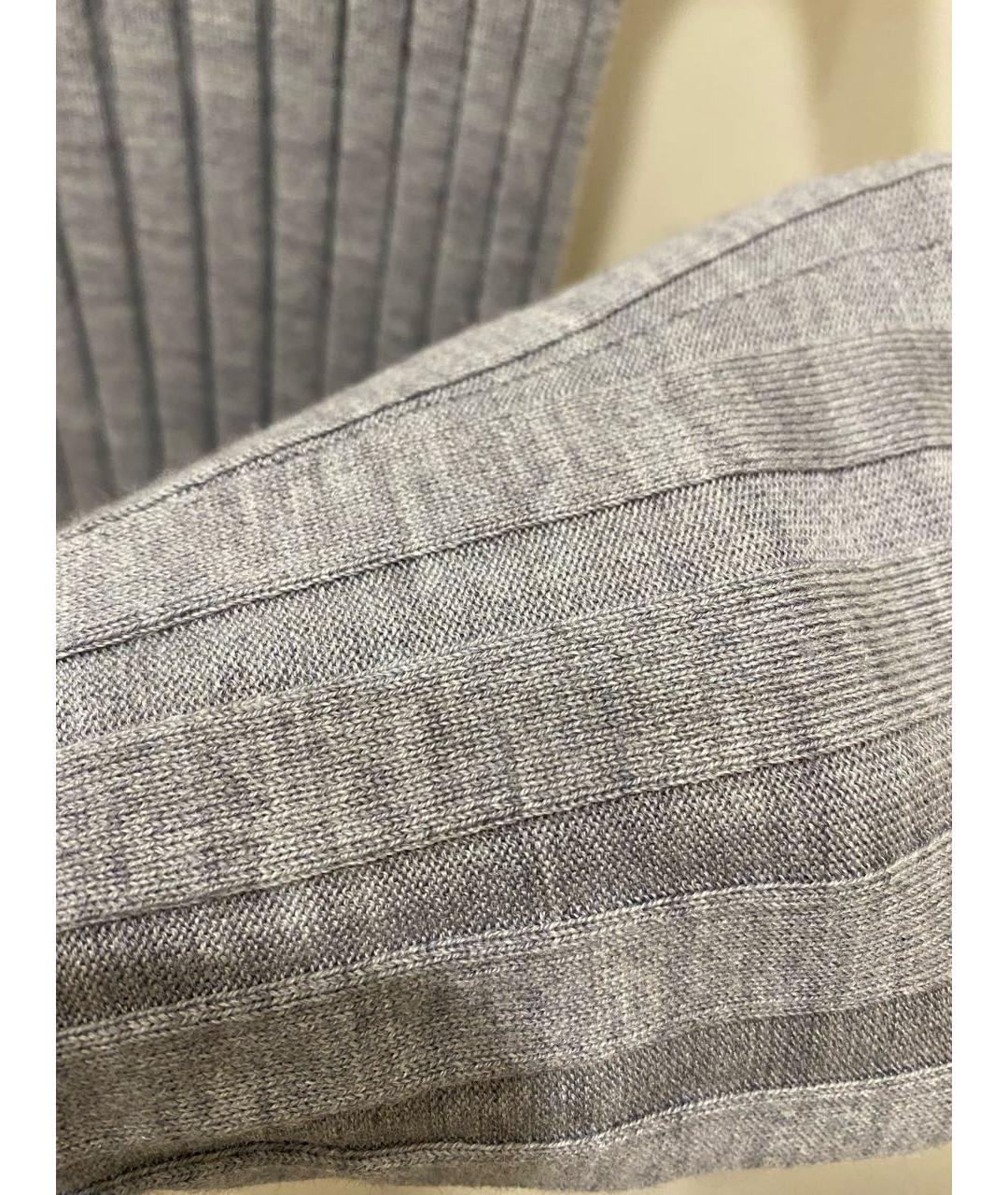ALLUDE Серый шерстяной джемпер / свитер, фото 6