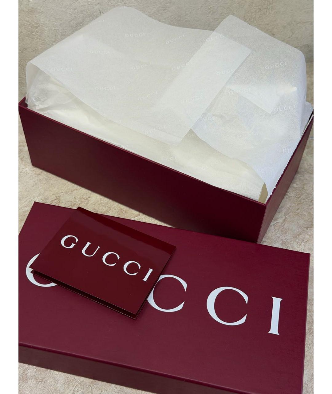 GUCCI Серые замшевые мюли, фото 6