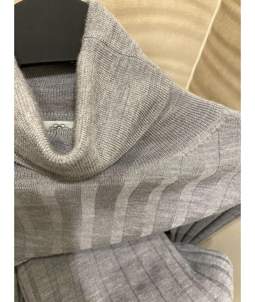ALLUDE Серая шерстяная водолазка, фото 8