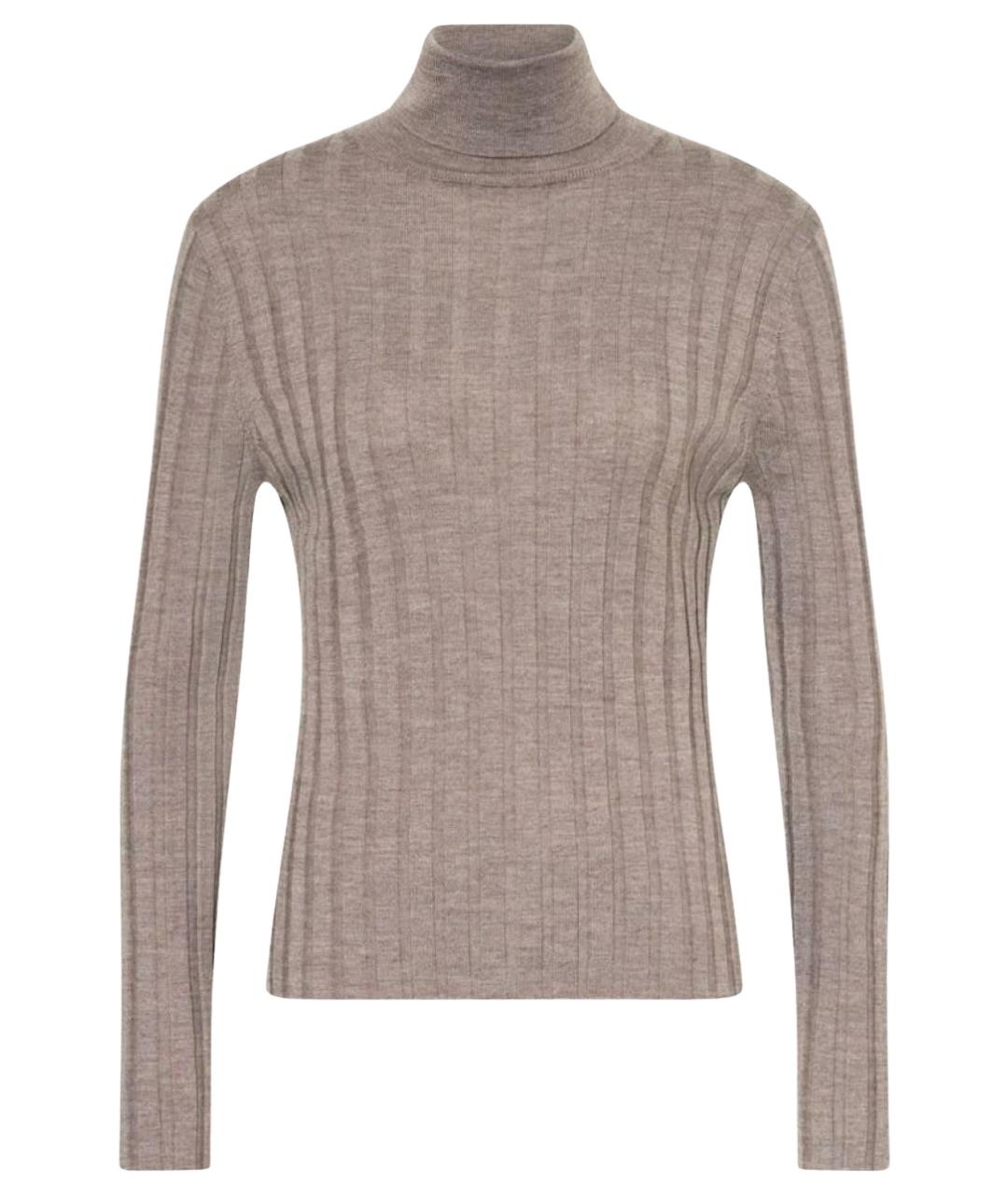ALLUDE Серая шерстяная водолазка, фото 1