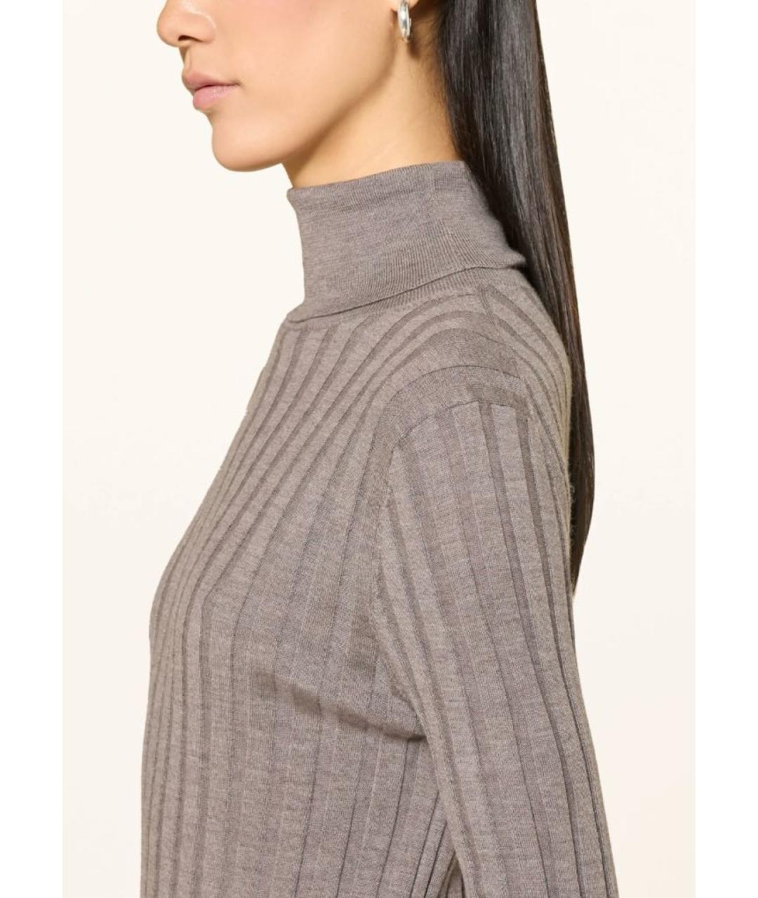 ALLUDE Серая шерстяная водолазка, фото 7