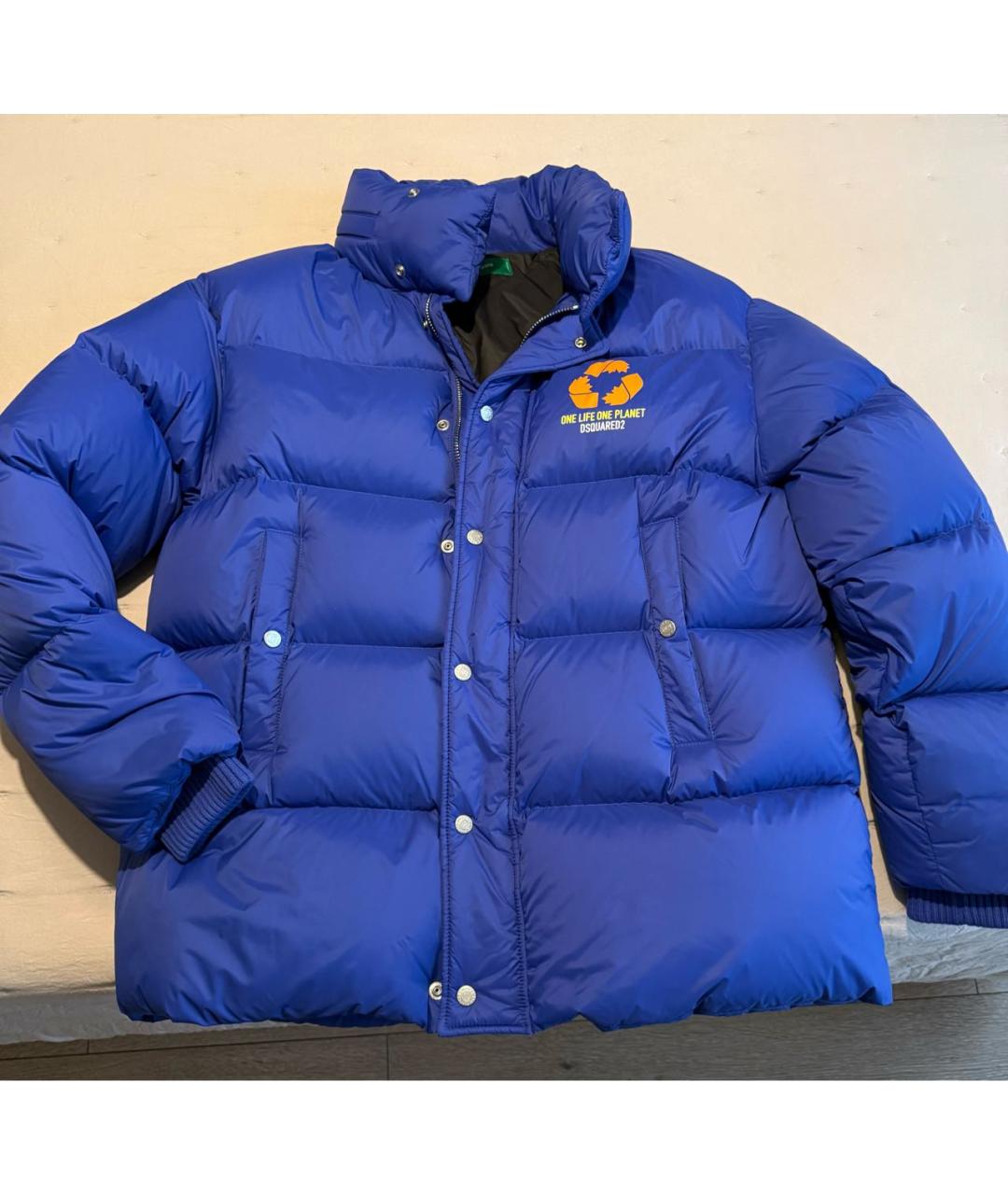 DSQUARED2 Синий пуховик, фото 5