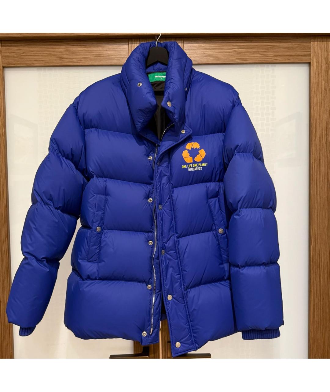 DSQUARED2 Синий пуховик, фото 2