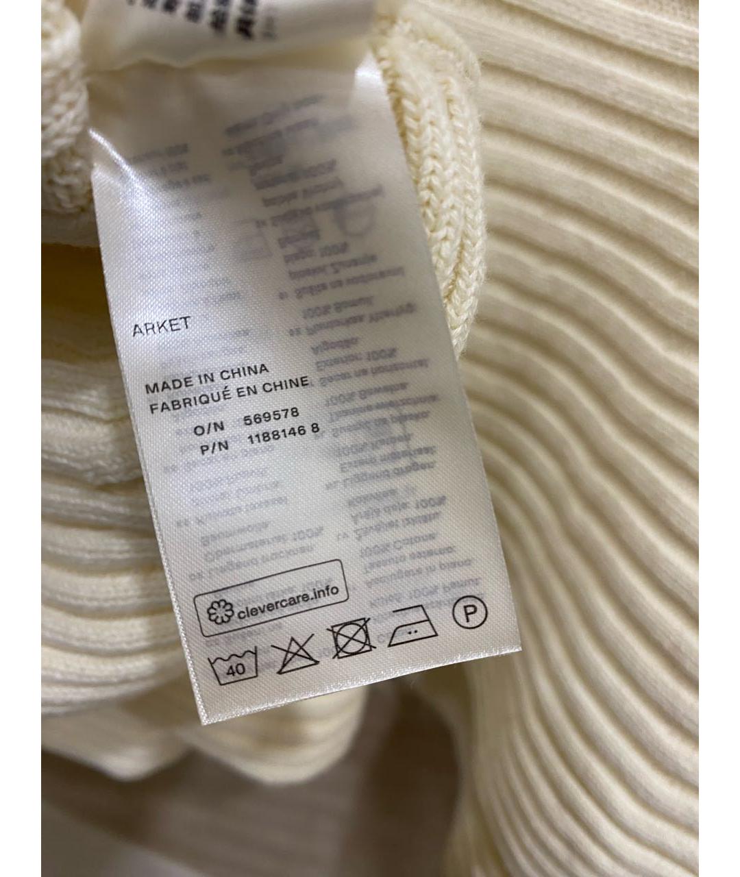 ARKET Бежевый хлопковый джемпер / свитер, фото 8