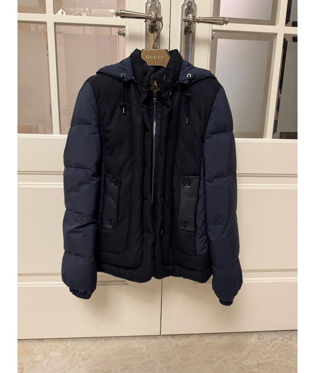 LORO PIANA Темно-синяя кашемировая куртка, фото 9