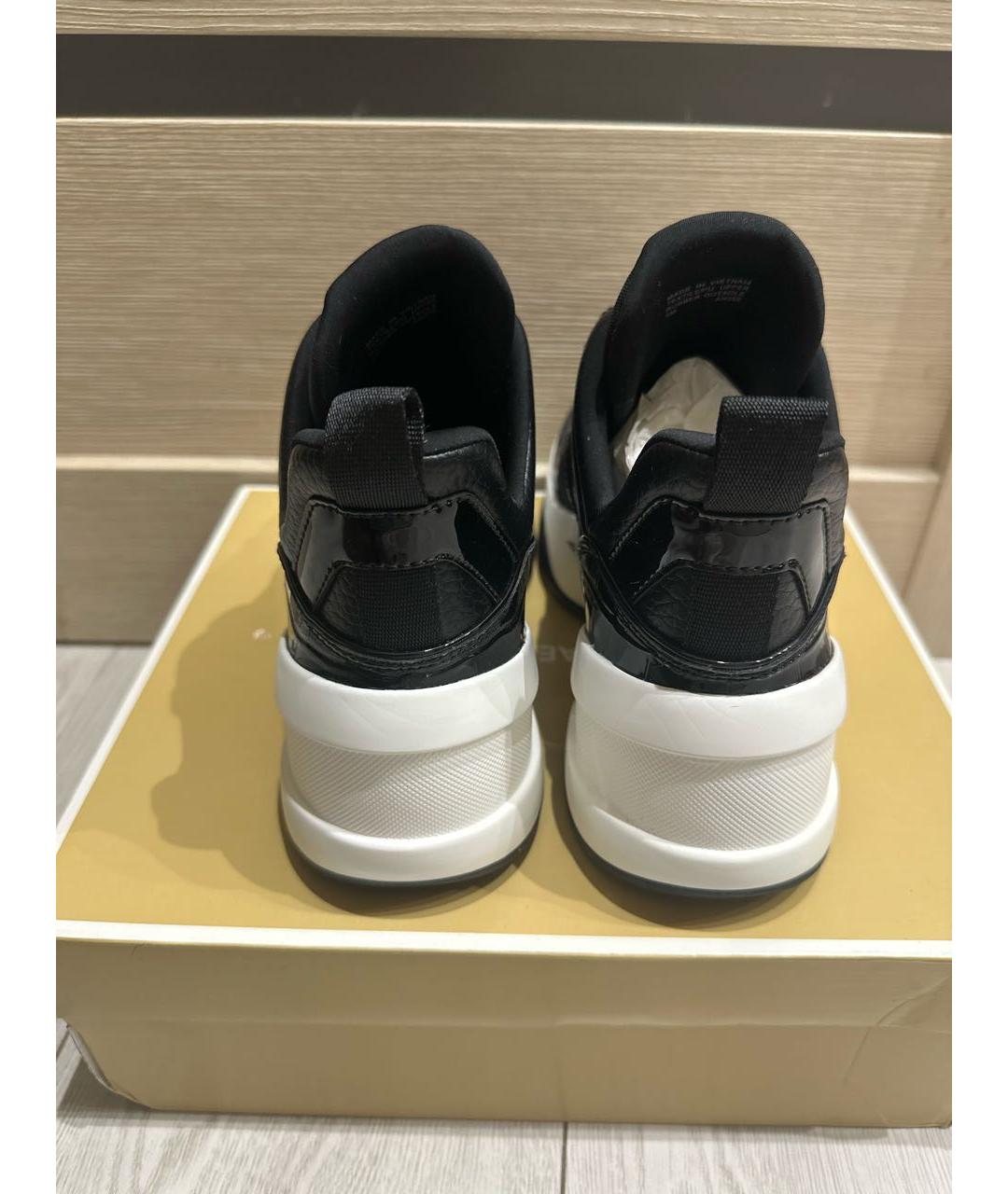 MICHAEL KORS Черные текстильные кроссовки, фото 4