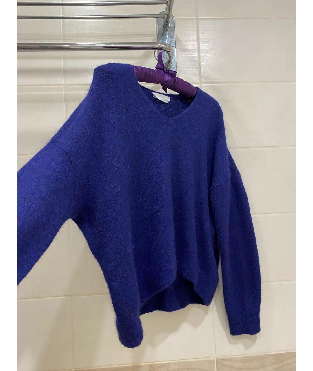 HUGO BOSS Темно-синий шерстяной джемпер / свитер, фото 7