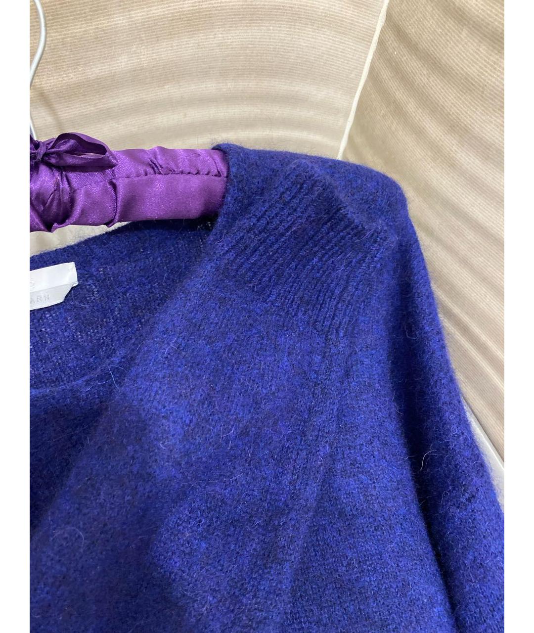 HUGO BOSS Темно-синий шерстяной джемпер / свитер, фото 3