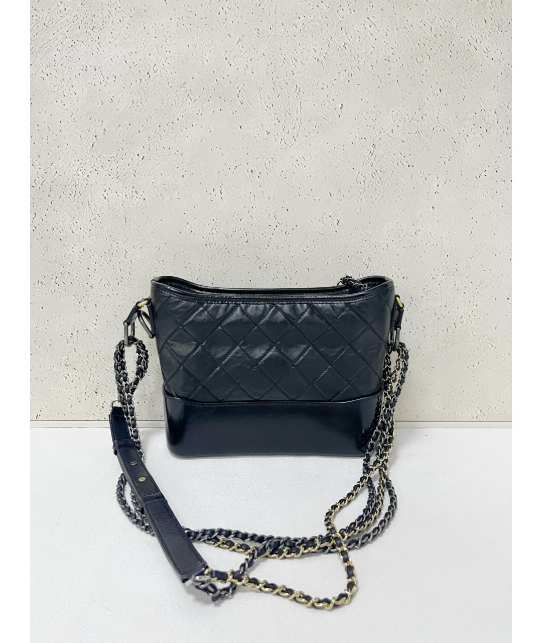 CHANEL Черная кожаная сумка через плечо, фото 2