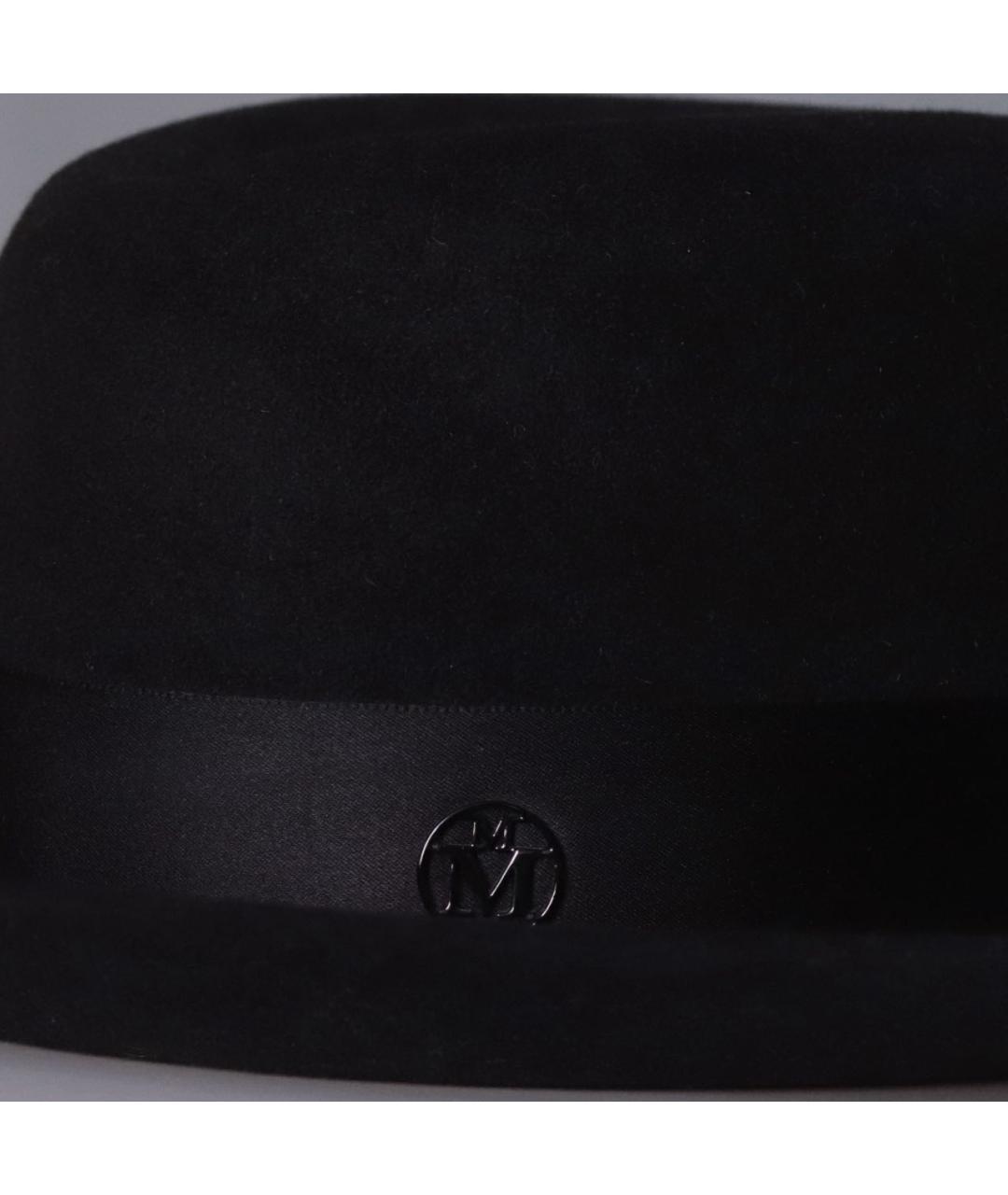MAISON MICHEL Черная шерстяная шляпа, фото 5