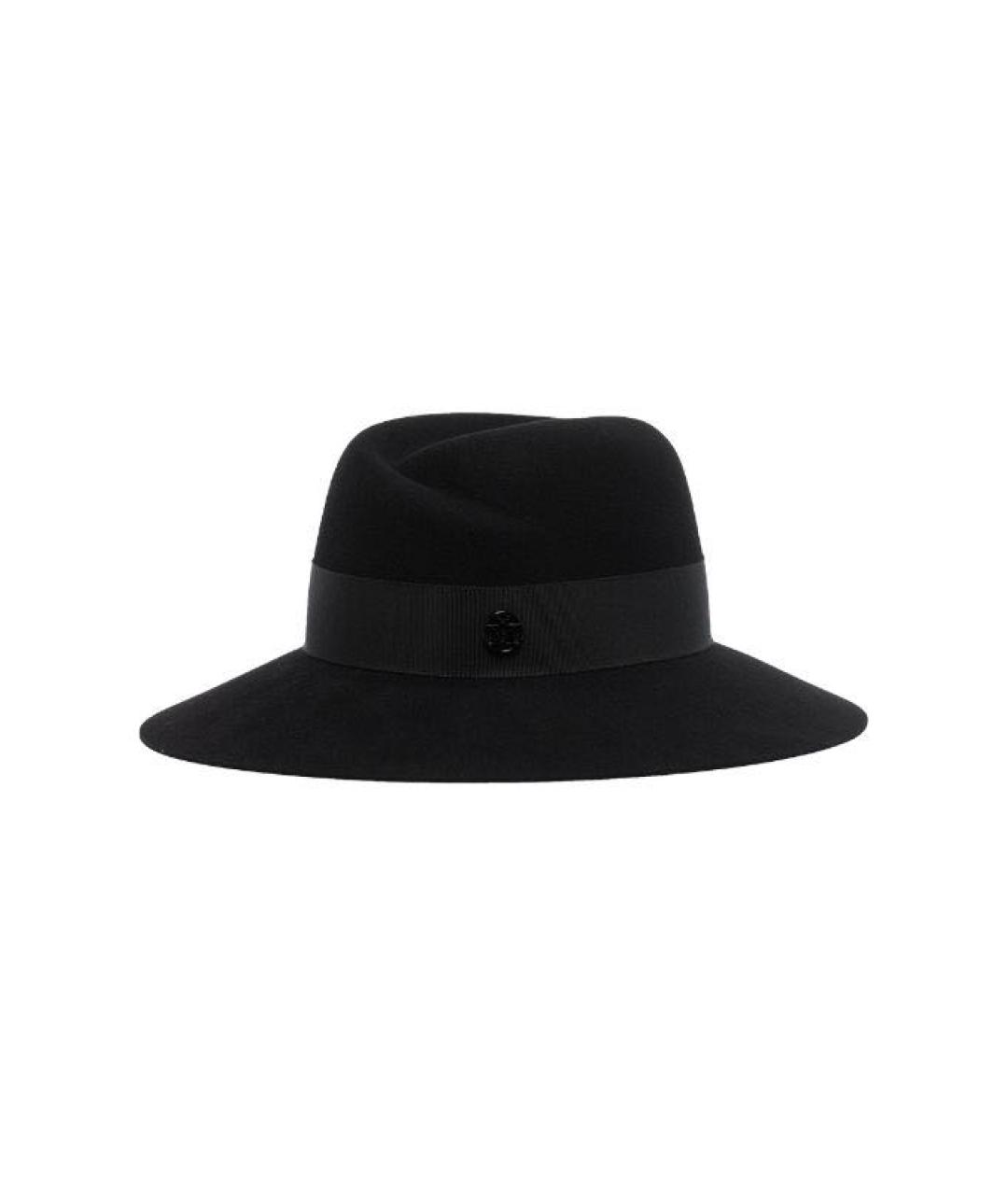 MAISON MICHEL Черная шерстяная шляпа, фото 9