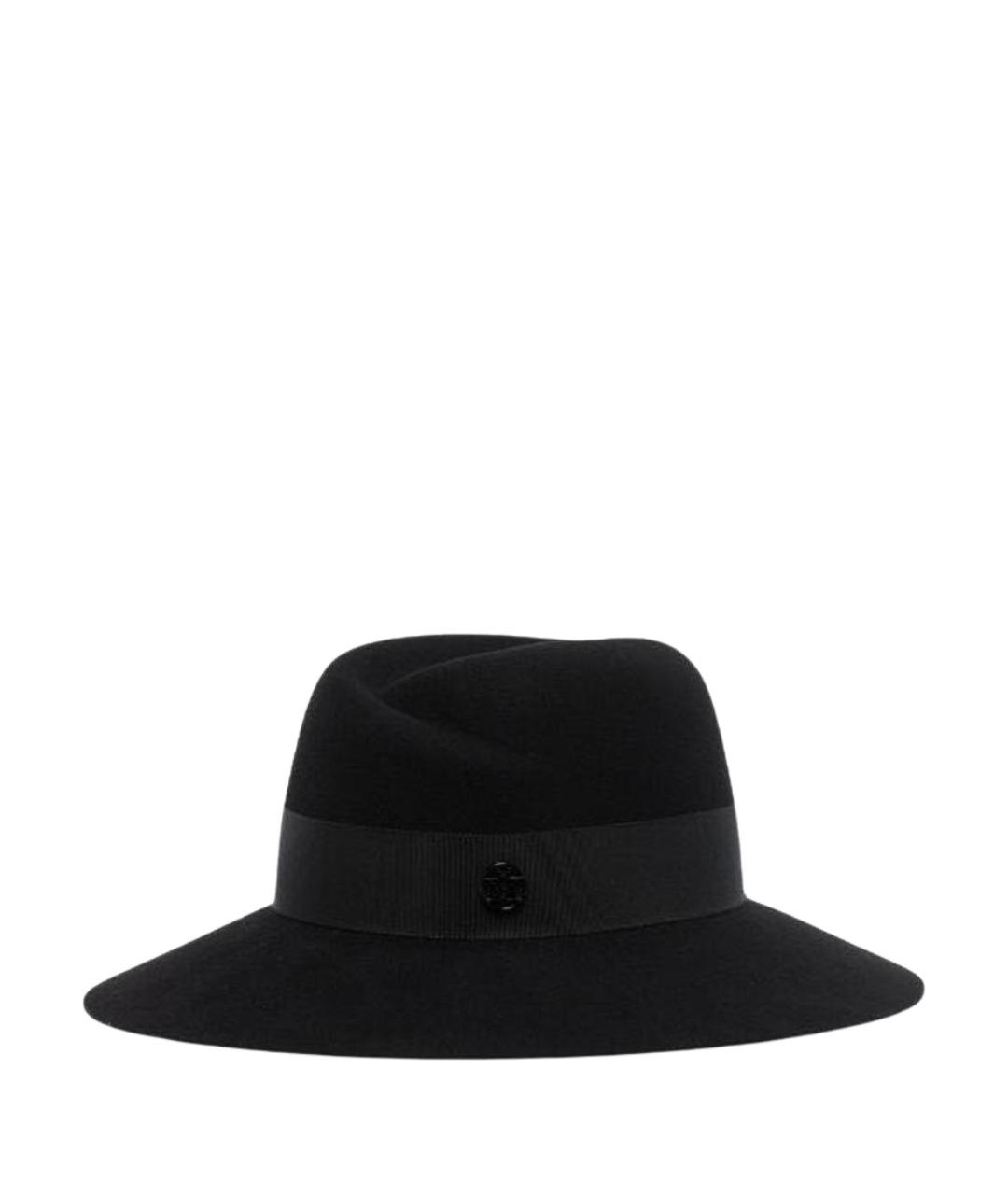 MAISON MICHEL Черная шерстяная шляпа, фото 1