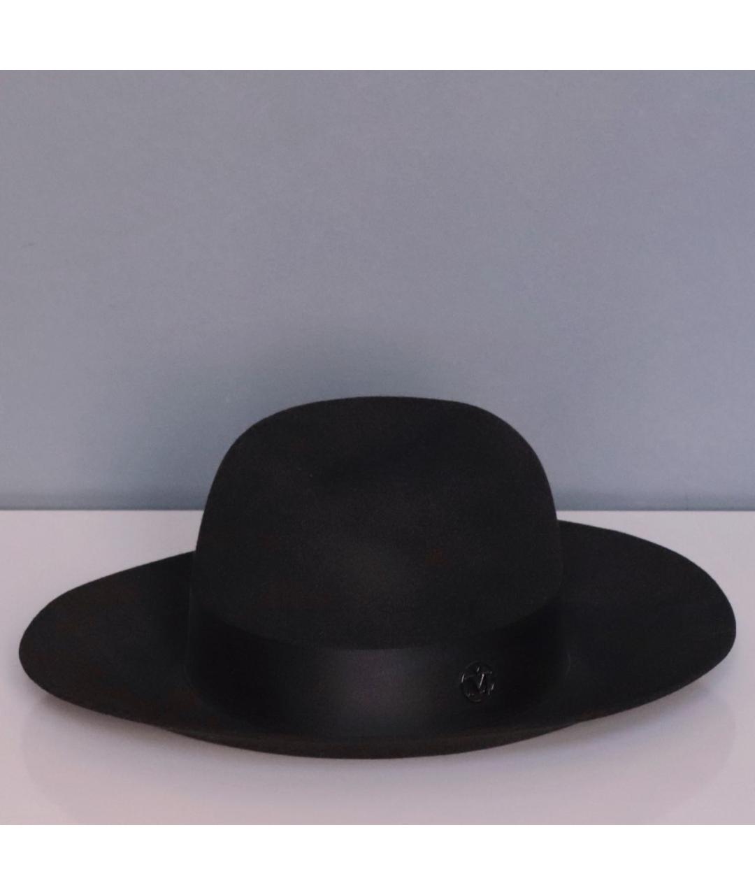 MAISON MICHEL Черная шерстяная шляпа, фото 2