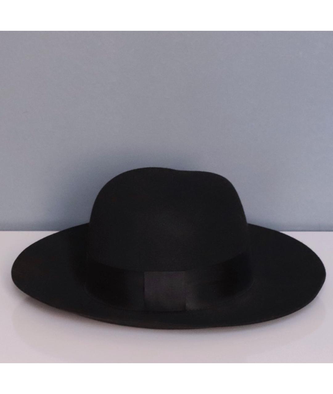 MAISON MICHEL Черная шерстяная шляпа, фото 3