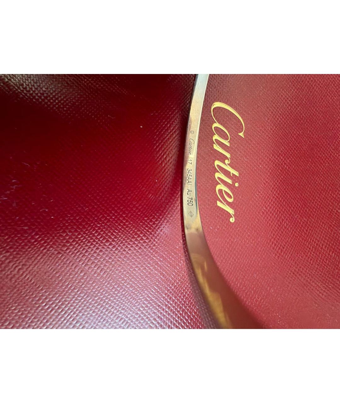 CARTIER Серебрянный браслет из белого золота, фото 3