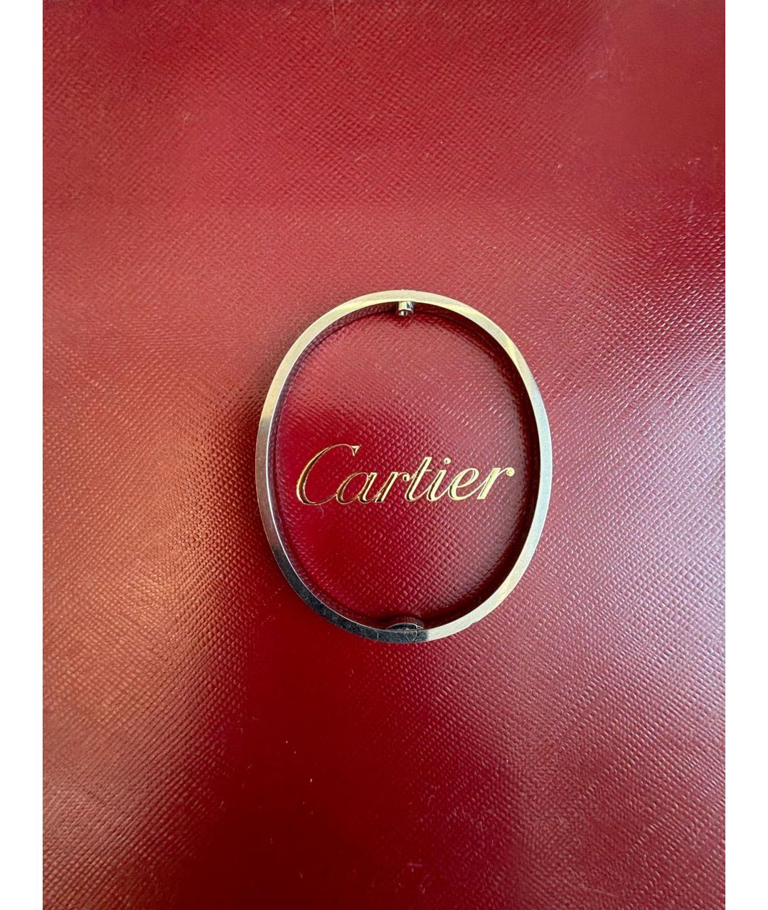 CARTIER Серебрянный браслет из белого золота, фото 2