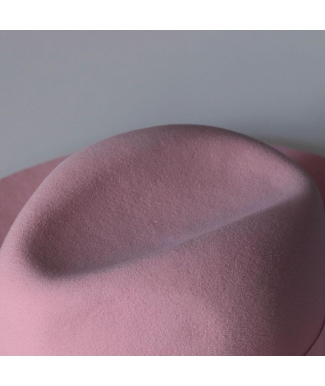MAISON MICHEL Розовая шерстяная шляпа, фото 5